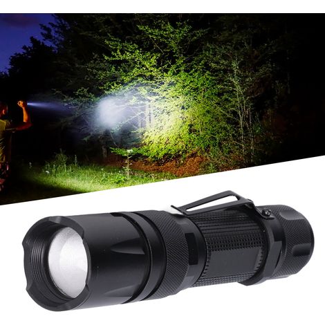 4-in-1 Rgbw-taschenlampe, Ipx5 Wasserdicht – 4 Farben, 100–200 M Leuchtweite, Multifunktional Zum Wandern Und Campen