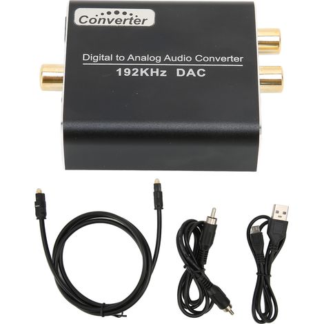 Digital-analog-audio-konverter, Optischer/koaxialer Auf Cinch-adapter Für Fernseher, Set-top-box, Ps3, Ps4