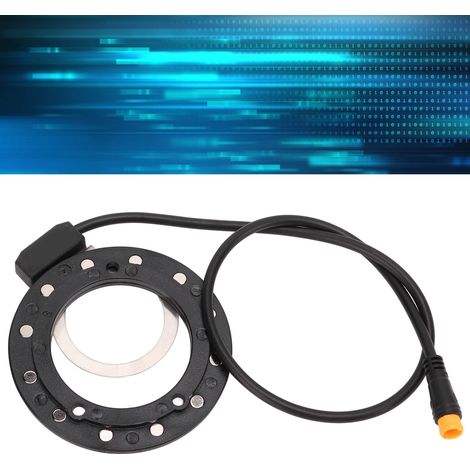 Hochempfindlicher E-bike-unterstützungssensor, 12 Magnete, Gerade, Dual-hall-effekt, Kurbelgarniturzubehör, Große Öffnung