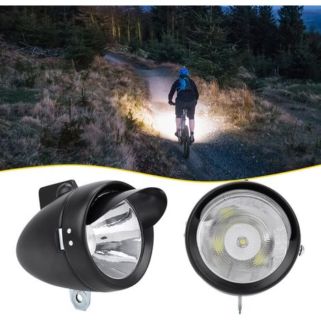 Superheller Vintage-led-fahrradscheinwerfer Mit Visier Für Das Radfahren In Der Stadt