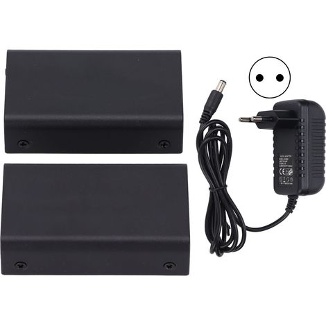 Hdmi-extender (1080p) Mit Rj45-konverter Für Pc Und Tv, Edid-kopierfunktion, 100–240-v-netzteil, Eu-stecker