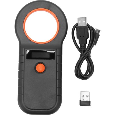 134,2 Khz/125 Khz Usb Bluetooth 2,4g Drahtloser Haustier-mikrochip-scanner, Schwarz