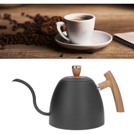 Wasserkocher/kaffeemaschine (800 Ml) Mit Schwanenhalsausguss, Edelstahl, Korrosionsbeständig Und Ergonomischem Griff