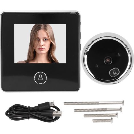 Intelligenter Türspion (2,8 Zoll) Mit Hd-kamera Und Infrarot-nachtsicht Für Die Sicherheit In Haus Und Hotel