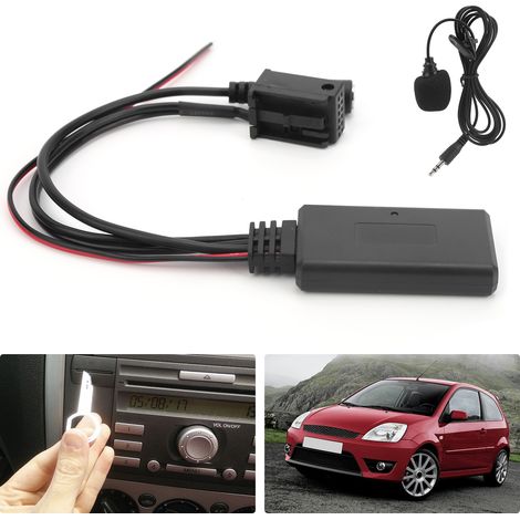 Bluetooth 5.0 Audioadapter Mit Integriertem Mikrofon, Freisprecheinrichtung, Kompatibel Mit Ford 5000/6000 Cd-autoradio