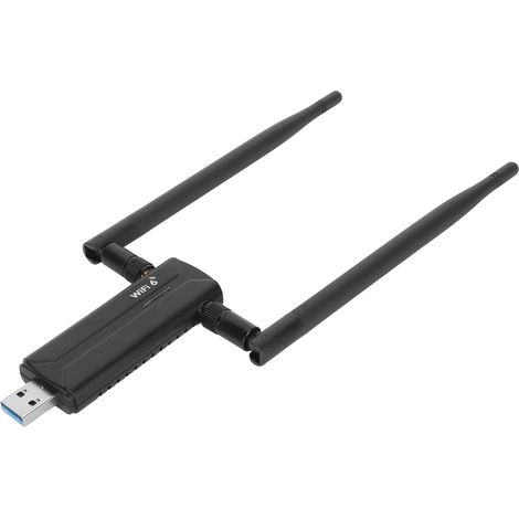 6e Ax5400 Usb 3.0 Tri-band Wlan-adapter (6 Ghz/5 Ghz/2,4 Ghz) Mit 6-dbi-antennen Für Schnelles Drahtloses Netzwerk