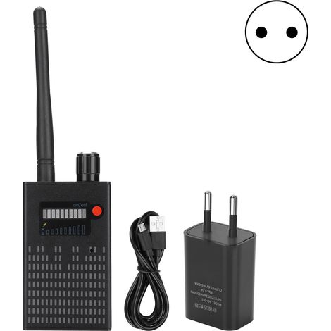 G318 Hochempfindlicher Anti-spionage-detektor Für Drahtlose Kameras, Gps- Und Hf-signale, 100-240 V (eu-stecker)