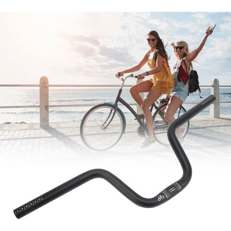 Brompton Litepro Fahrradlenker Aus Aluminiumlegierung, Schwarzer 160-mm-riser-lenker Für Verbessertes Handling.