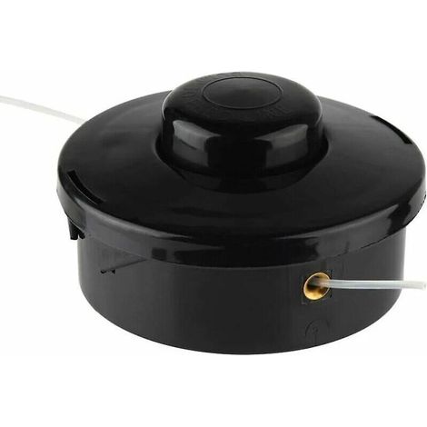 X Universal Tap & Go Trimmerkopf, Schwarz – M10 X 1,25 Trimmerkopf Für Garten Und Pool, Trimmerkopf Für Unkraut