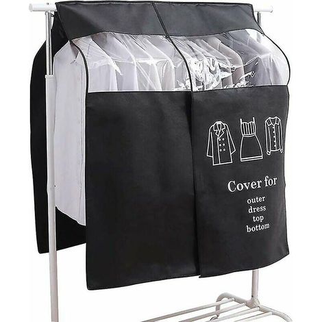 Schwarze Gp-kleiderhülle, 88 X 118 Cm, Staubdicht, Universell, Schutzhülle Für Kleidung