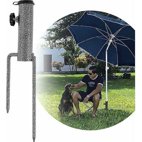 Garten-sonnenschirmständer In Kiefernform, Erdungsstecker Für Sonnenschirme Im Freien (garten-sonnenschirmständer In Kiefernform Für Garten, Angeln, Strand)
