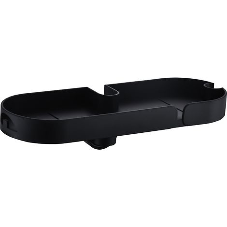 Shower Shelf - Adjustable Height Lifting Rod Tray - No-drill Bathroom Storage - Soap Dish Holder - 1 Piece