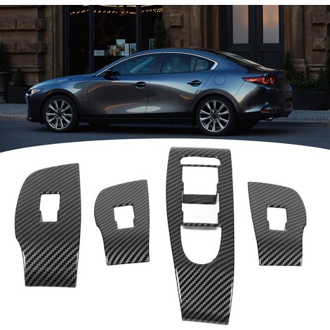 Türfenster-schalterpanel Im Carbonfaser-stil Für Mazda 3 Limousine Cx-30 - 7-teilig