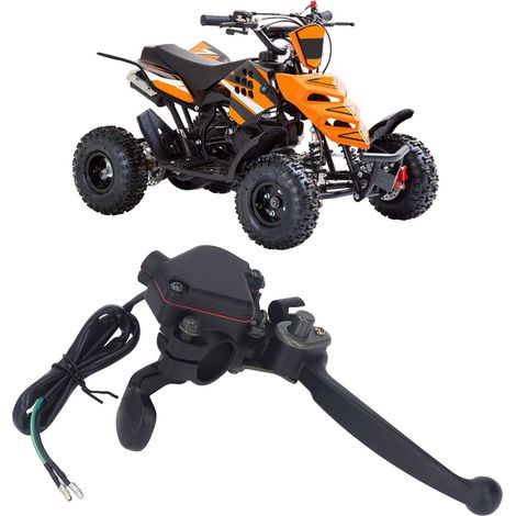 22-mm-doppelbremshebel Mit Seilzuggas Für Atvs Von 50 Cm³ Bis 250 Cm³