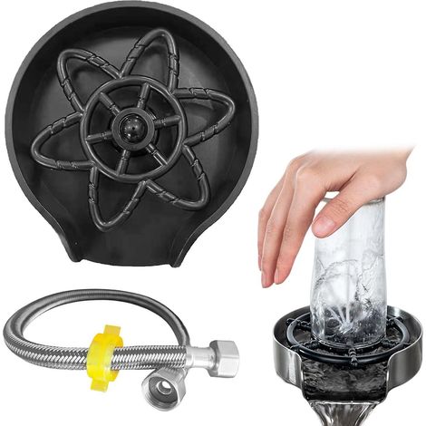 Automatische Gläserspüle: Gläserspülmaschine, Küchenspüle, Küchenspülenzubehör, Gläserspülbecken, Spüle