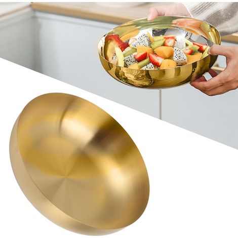 Dicke Rührschüssel Aus Edelstahl 304, Rostbeständig, Für Salate, Pasta Und Speisen