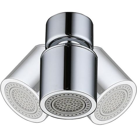 360° Drehbarer Schaumfilter-wasserhahn Mit 2 Strahlarten, Spritzschutz, Entkalkungsfunktion, Für Bad Und Küche, Wassersparendes Zubehör