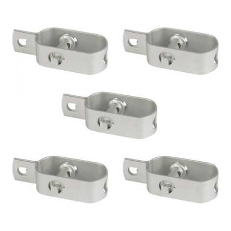 Packung Mit 5 Verzinkten Spannern Nr. 2 Für Spanndrähte Bis Ø 2,4 Mm – Breite 30 Mm – Länge 94 Mm – Uv-beständig