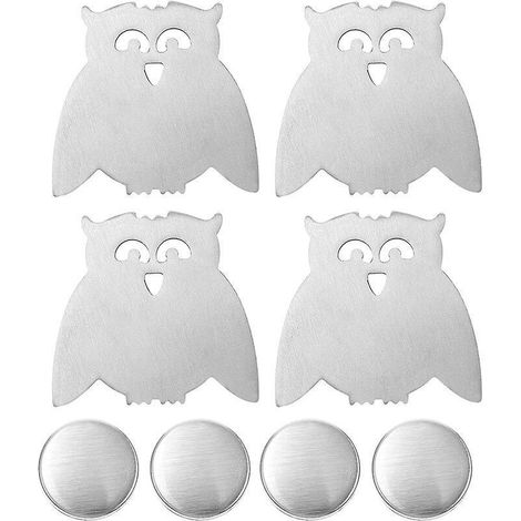 4-teiliges Set Magnetischer Tischdeckenbeschwerer, Magnetische Duschvorhangbeschwerer, Anhänger Für Picknicktische, Tischdeckenbeschwerer, Eulen-outdoor-stil