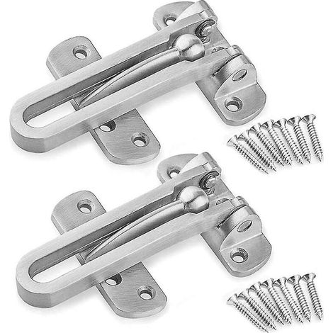 Bohrer-set, 2er-pack, Sicherheitstürbegrenzer, Fenstergitter Aus Stahl, Kettenloses Eingangstürschloss