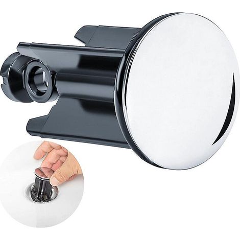 Universeller 40-mm-spülbeckenstöpsel, Abflussstopfen Mit Gummidichtung Für Bidet Und Badezimmer