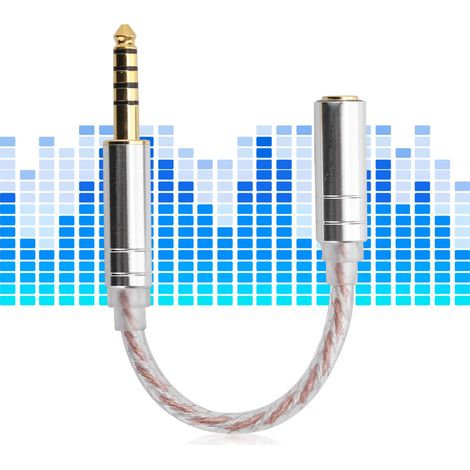 4,4-mm-klinkenstecker Auf 3,5-mm-klinkenbuchse Kopfhörer-audio-adapterkabel, Kompatibel Mit Zx300a Und Hifiman – Symmetrischer Konverter
