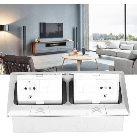 Einziehbare Steckdosenleiste Mit Abdeckung – 250 V 16 A Steckdosenleisten-installationsset