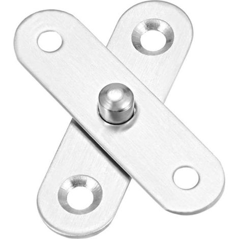 Sätze Edelstahl-schwingtürplatten, 57 Mm X 16 Mm, 360-grad-drehung