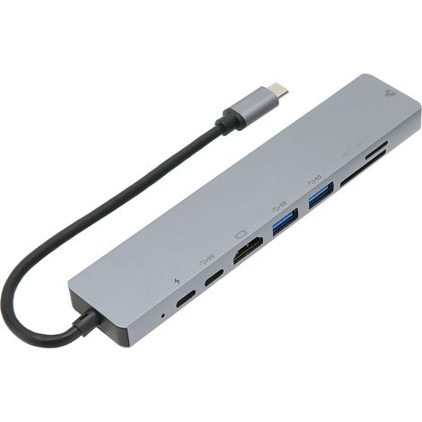 8-in-1 Usb-c Dockingstation Mit Rj45, Usb 3.0 Und Hdmi Für Laptops Und Desktop-pcs