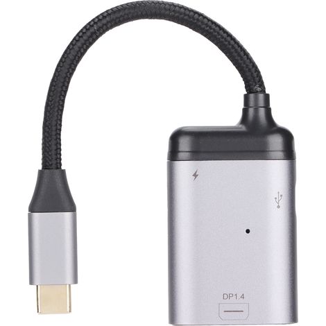 Jorido Usb-c-auf-mini-displayport-adapter Mit Stromanschluss Und Usb-c-datenanschluss