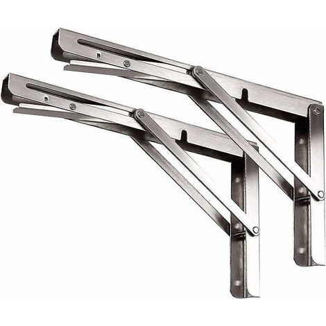 Stück Klappkonsole 490 Mm Edelstahl Klappkonsole Wandregalhalterung Mit Befestigungsschrauben