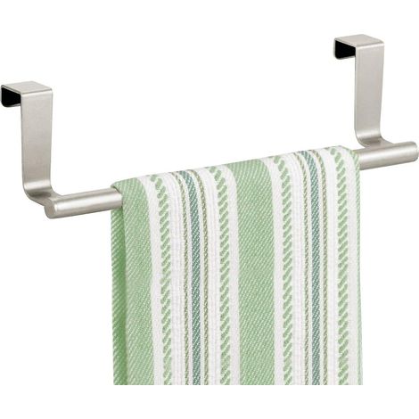 23 Cm Großer, Mattsilberner Handtuchhalter Zum Aufhängen, Ideal Für Schrank, Küche, Bad Oder Garage