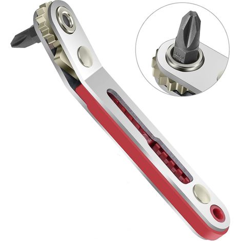 X 1/4"-mini-ratsche, 1/4"-antrieb, Hohes Drehmoment, Bits Nicht Enthalten