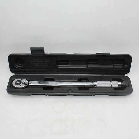 Hochpräzisions-drehmomentschlüssel 1/4" 5 - 25 Nm, 1 Griff, Silber
