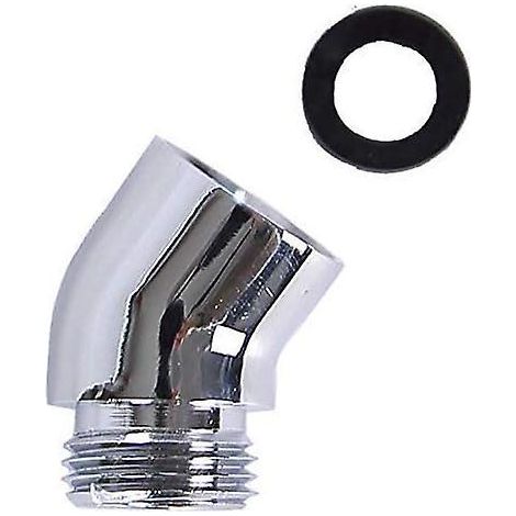 (silber) Eckdusche Hand 1/2" Ig 1/2" Ag Gewinde Und Winkel 135