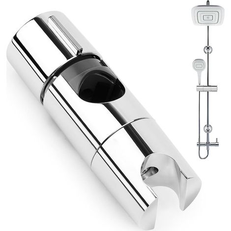 Duschhalterung, Duschkopfhalterung, Verchromtes Abs-design, Handbrausehalterung Für 18–25 Mm Duschstangen, Duschkopfhaken