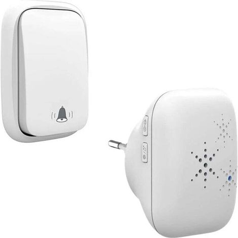 Für Allgemeine Zwecke - Kabellose Und Batterielose Außentürklingel, Ip65 Wasserdicht, Schnee-, Regen- Und Feuchtigkeitsbeständig (kabellos, Wasserdicht)