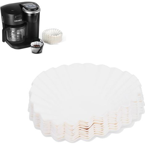 100 Papierkaffeefilter Für Die Pour-methode, Kompatibel Mit Keurig K-duo Essentials Und Kaffeemaschinen
