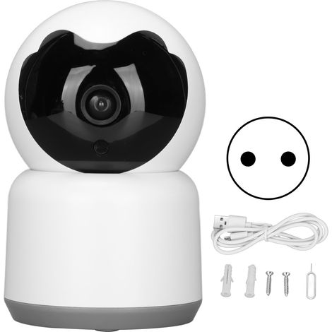 Sicherheitskamera Für Den Innenbereich, Geeignet Für Babys Und Haustiere, Neig- Und Drehbar, Bewegungserkennung, Zwei-wege-audio, Infrarot-nachtsicht, Cloud-speicher, Tuya-kompatibel, Eu-stecker