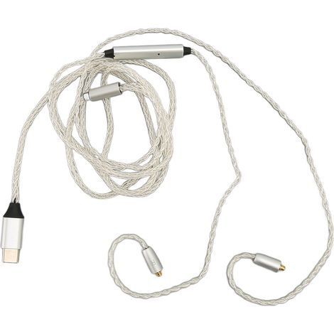 Mmcx-auf-usb-c-ersatzkabel Mit Mikrofon Für Shure Se215, Se315 Und Ue900, Weiß, 1,2 M