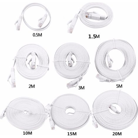 Cat6 Rj45 Flaches Ethernet-kabel 0,5 Bis 20 M – Hochgeschwindigkeits-utp-lan-netzwerkkabel Für Router Und Computer