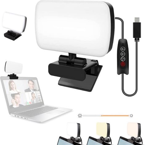 Tragbare Led-lampe Für Streaming Und Videokonferenzen, Einstellbare Zusatzbeleuchtung