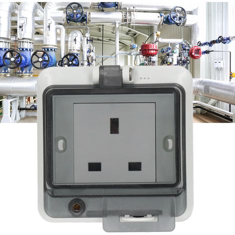 Robuste, Wasserdichte Und Stoßfeste Ip66-steckdose, 250 V, 13 A, Britischer Standard