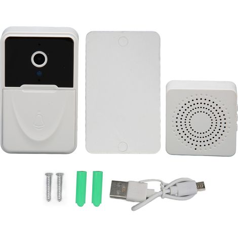 Kabellose Hd-video-türklingelkamera Mit Gegensprechfunktion, Nachtsicht Und Sofortigen App-benachrichtigungen Für Zuhause