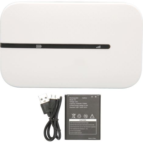 4g-wlan-router (150 Mbit/s) Mit Micro-sim-slot, 2100-mah-akku, Mobiler Hotspot Für Bis Zu 10 Geräte In Europa