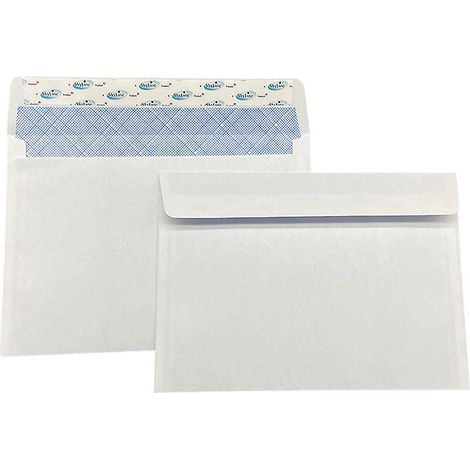 Packung Mit 25 Weißen, Selbstklebenden Briefumschlägen (114 X 162 Mm)