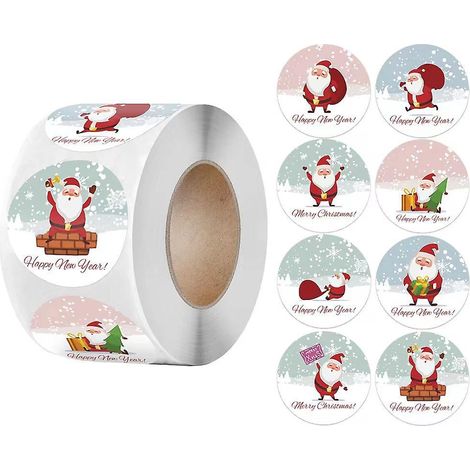 Weihnachtsaufkleber-geschenkanhänger Vom Weihnachtsmann