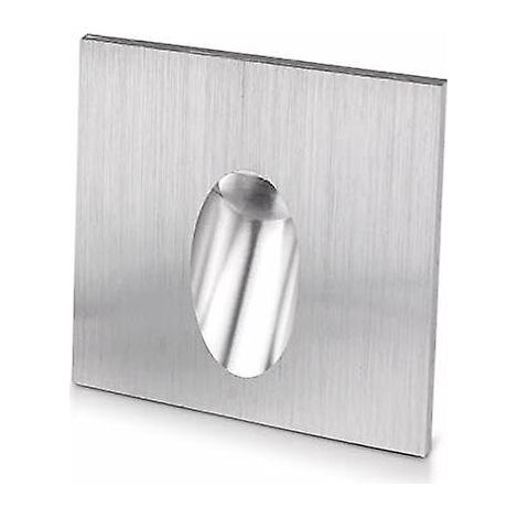Wandleuchte (kaltweiß), Quadratische Led-einbauleuchte Für Treppenhaus, Balkon, Flur, 1 W, Wechselstrom 100–245 V