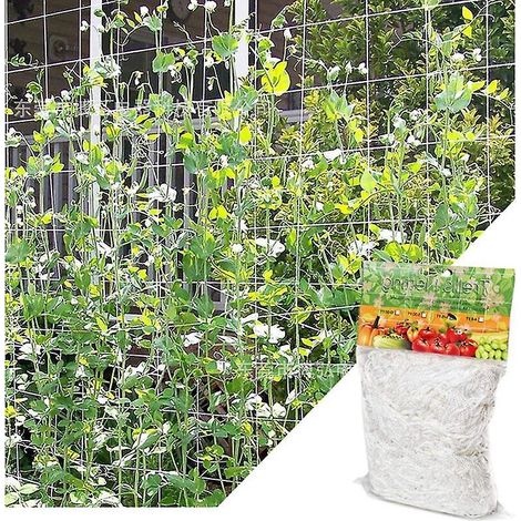 (1,67 M X 5 M) Kletterpflanzennetz, Großmaschiges Ranknetz, Polyethylen-kletternetz, Für Tomaten, Weinreben, Gurken
