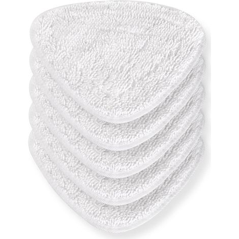 6er-pack Ersatzbezüge Für Vileda Dampfreiniger, Dampfreinigungstücher Für Vileda Mit Superfeiner Faser – Langlebig Und Passgenau – Waschbar – Wiederverwendbar (weiß)